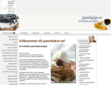 Tablet Screenshot of pannkakor.se